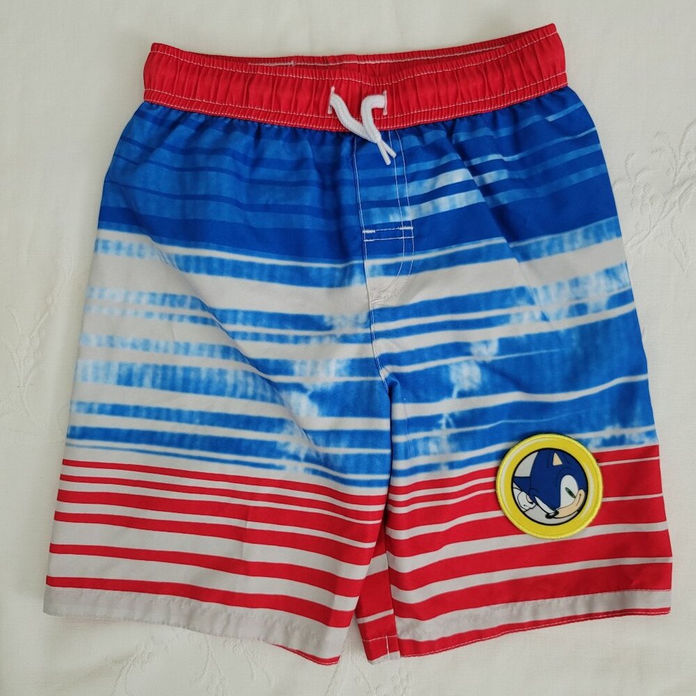 BUNDLE ONLY Boys Sonic Swim Shorts size 5-6